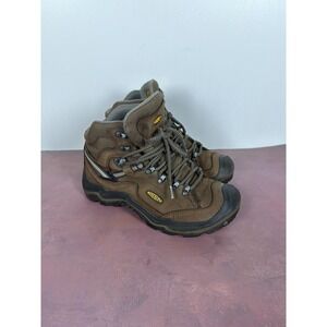 Keen Durand 2 Mid Waterproof Brown Leather Hiking Boots 1020218 Men Size 9 USA